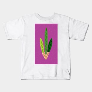 Lulav Magenta Print Kids T-Shirt